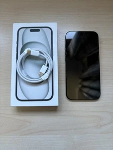 Apple iPhone 15 128GB Black Unlocked 91% Battery Health Excellent Condition - Afbeelding 1 van 8