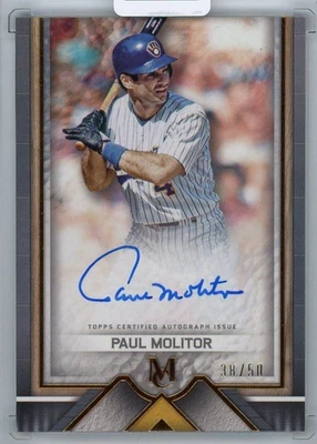 022 TOPPS Museum Collection Paul Molitor Autograph /50 - Image 1 of 2