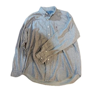 Ralph Lauren Blake Vintage Flannel 100% Cotton Button Down Shirt Size L - Picture 1 of 9