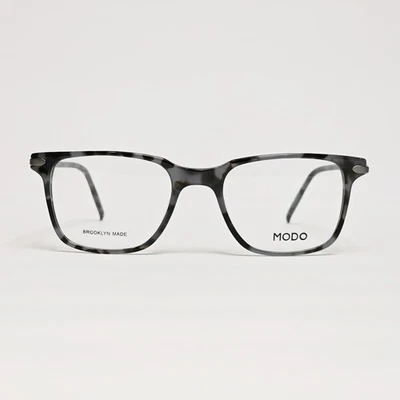 MODO Quincy | Gafas cuadradas hechas a mano en Brooklyn para hombre en gris tortuga | 50 mm Foto 1 de 4