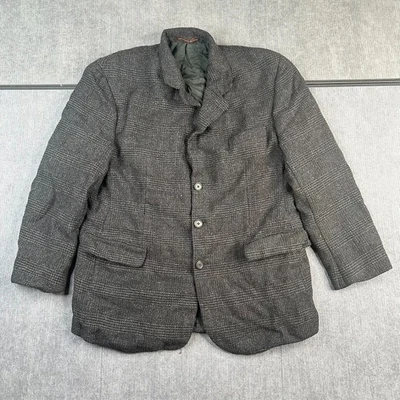 Viintage Nordstrom Sportcoat Mens 46R Blazer Linen Grey "The Natural Style" - Image 1 of 4