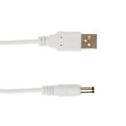 90cm USB White Charger Cable for Doro Comfort 1000 / 1005 DECT Base Unit Phone