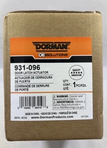 931-096 Dorman Door Lock Actuator Front Driver Left Side New LH Hand - Bild 1 von 4
