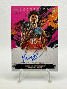 2021-22 Topps Inception OTE #IALD2 Lewis Duarte (RC) /99 (Magenta Auto) - Picture 1 of 2