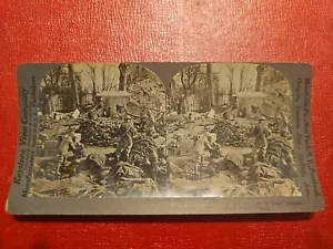 Keystone Military Stereoview stereoscope Photo Card World War 2 WW2 (H) - Picture 1 of 3