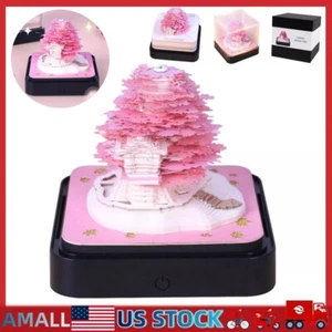 3D Art Calendar Memo Pad 2024 Creative Time Piece Calendar DIY Tree Rip Away US - Picture 1 of 14