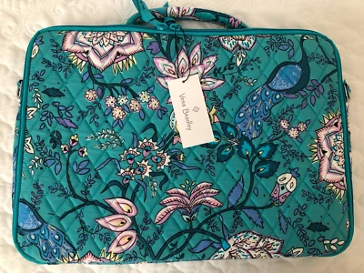 Bandolera para estación de trabajo portátil Vera Bradley en Peacock Garden - Nueva con etiquetas Foto 1 de 4