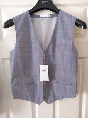 m and s Kids Waistcoats 13 To 14 Years  - Image 1 of 4