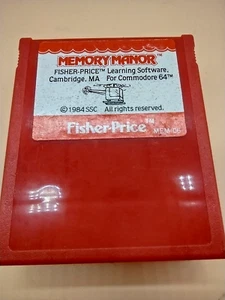 Memory Manor Fisher-Price for ColecoVision 1984 Commodore 64 Cartridge - Picture 1 of 10