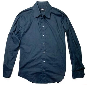 Dolce & Gabbana Men's Long Sleeve Slim Fit Button Up Dress Shirt Italy 54 Blue - Picture 1 of 3