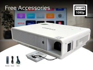 2500 Lumens Laser/LED Hybrid Multimedia DLP Projector 3D for PC Blu-ray disc - Picture 1 of 11