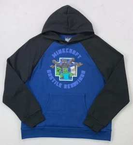 NEW Boy's Youth Minecraft Fleece Lined XL Hoodie - Picture 1 of 1