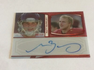 2013 Press Pass Showcase Matt Barkley Rc Auto /10 #SC-MB2 USC Trojans - Image 1 of 3