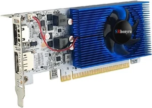 GT 1030 4GB GDDR4 HDMI DP Low Profile Graphics Card PCIe X4 X8 X16 25 Watts - Picture 1 of 7