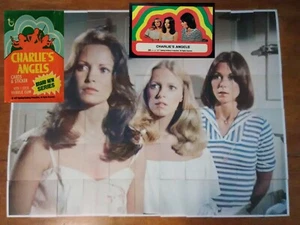 1977 Topps Charlies Angels Series 4 BASE Trading card & Sticker SET + Wrapper - Picture 1 of 5