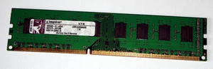 2 GB DDR3 RAM 240-pin PC3-10600U nonECC 'Kingston KVR1333D3N9/2G' - Imagen 1 de 2