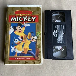 Walt Disney's: The Spirit of Mickey (VHS 1998) Mouse Animated Anthology Cartoons - Picture 1 of 13