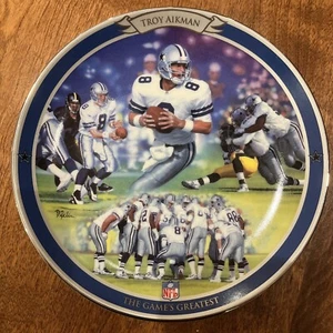 The Bradford Exchange Dallas Troy Aikman Collectible Plate - Picture 1 of 4