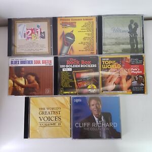 Compilation Music 8 Pack Bundle Cliff Richards Karaoke Classics Love Songs CD