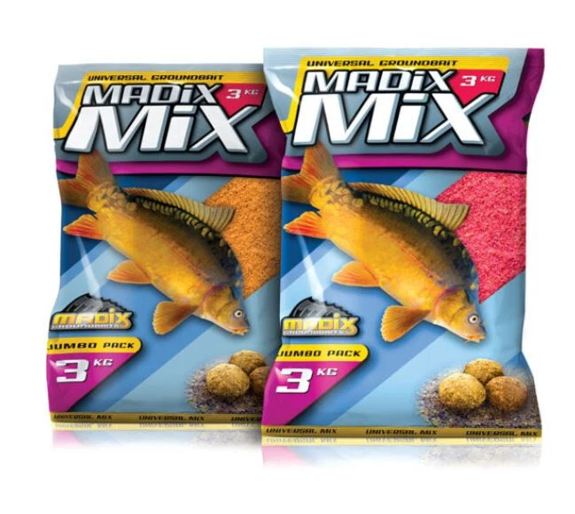 Madix Mix 3kg Fertigfutter Groundbait - 1,65€/kg Fischfutter Lockfutter Stippen - Bild 1 von 1