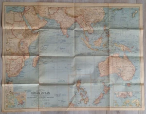 National Geographic Map of the Indian Ocean (Mar, 1941) - Picture 1 of 2