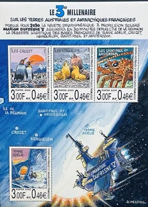 FRENCH SOUTHERN & ANTARCTIC TERRITORY THIRD MILLENNIUM STAMPS 2000 MNH PENGUIN - Picture 1 of 1