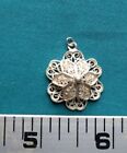 Flower Shape Charm Pendant 925 Sterling Silver Fine Jewelry #1427