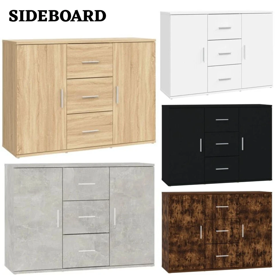 VIDAXL Sideboard Storage Cabinet With Door Display Cupboard Highboard Engineered Wood