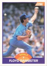 1989 Score Baseball Floyd Bannister Kansas City Royals #249