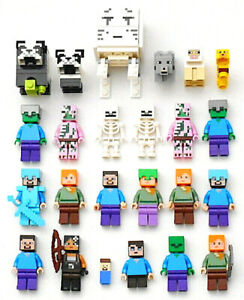 Las Mejores Ofertas En Minecraft Animales Y Zoo Para Coleccionistas Y Aficionados Minifiguras Juguetes De Construccion Ebay