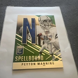 Peyton Manning 2021 Donruss Elite Spellbound "N" #S-N Indianapolis Colts - Picture 1 of 2