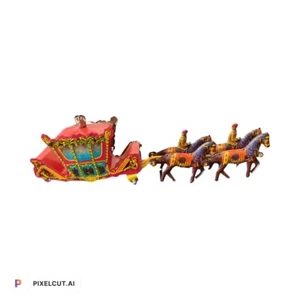 Rare Royal Memorabilia King Georges VI Coronation Carriage Metal Tin Toy England - Picture 1 of 3