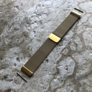 Gold Stainless Steel Milanese Strap Band for Garmin D2 Air and D2 Air X10 - B20 - Picture 1 of 7