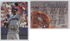 1996 Fleer Ultra Checklist Gold Medallion Edition Barry Bonds #2.1