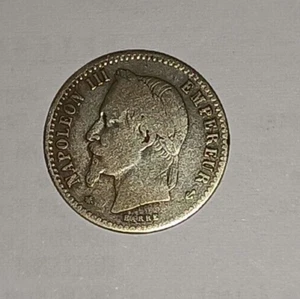 PEU COURANTE **** 50 centimes Napoleon III Tête Laurée 1864 A **** - Imagen 1 de 2