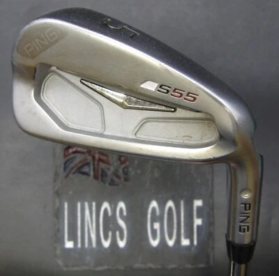 Ping S55 White Dot 5 Iron Extra Stiff Steel Shaft Golf Pride Grip - Image 1 of 4