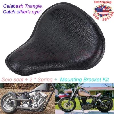 Custom Large Aligator Solo Seat Spring Bracket Base Kit For Harley Sportster 883 - Image 1 of 4