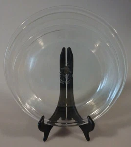 X3 Pyrex VINTAGE Pie Pan Plates #208 & #209 Clear Glass Made in USA Lot of 3 - Picture 1 of 6