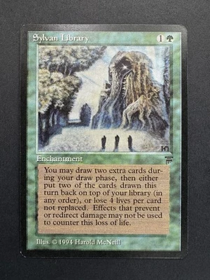 Sylvan Library Legends MTG Magic The Gathering English LP/NM - Image 1 of 4