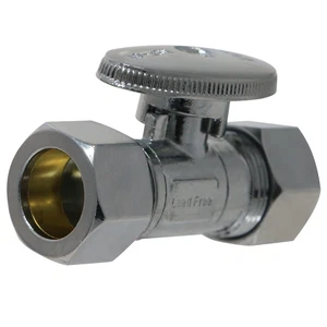 10 Pcs XFITTING 5/8" OD x 5/8" OD Compression Straight Ball Valve, Lead Free - Picture 1 of 7