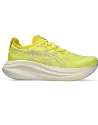 ASICS Men's Gel-Nimbus 27 Running Shoes, Citron/Cream - Image 1 of 4