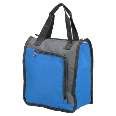 Insulated Lunch Bag, Lunch Tote Bag, 10.24"x4.72"x8.66", Blue - Image 1 of 4