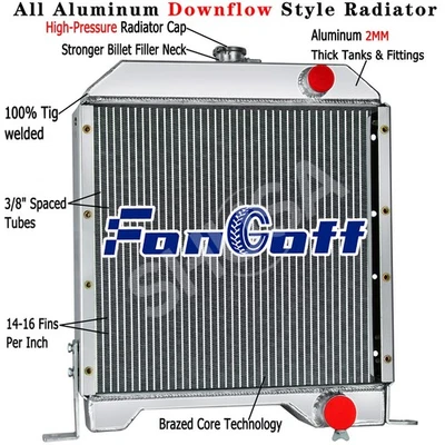 Radiador de 3 filas para minicargadora Case nueva 1840 1845C diésel 301877A2 EE. UU. Foto 1 de 4