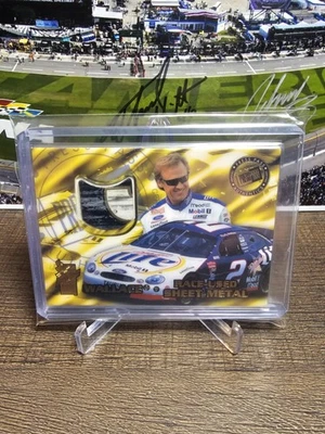 1999 PRESS PASS RACE USED SHEET METAL RUSTY WALLACE /220  - Image 1 of 2