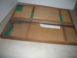 Mitutoyo 534-118 Vernier Caliper Steel Nib Style Long Jaw 0-20" Range - Picture 1 of 3