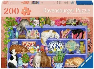 NEW Ravensburger Jigsaw Puzzle 200 XL Pieces 12001367 Cats on the Shelf - Imagen 1 de 2