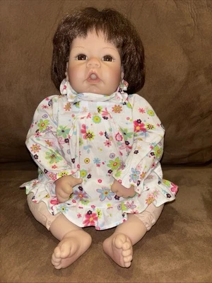 Lee Middleton Reva Schick Skylar Baby Doll Brown Hair - Image 1 of 4