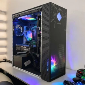 RGB Gaming Desktop Computer i7 PC 64GB DDR4 RAM 1TB SSD RX580 8GB Win11 WiFi - Picture 1 of 12
