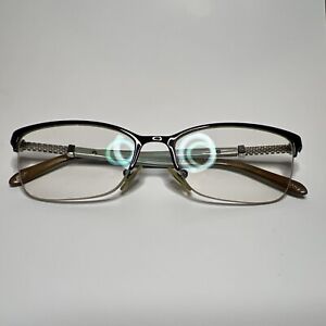 TIFFANY & CO TF1111-B 6097 53mm Black Blue Half-Rim Eyeglasses Frames RX Italy