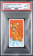 1989 OLIVER Brooke Bond Foods MAGICAL WORLD OF DISNEY #25 PSA 8 NM-MT